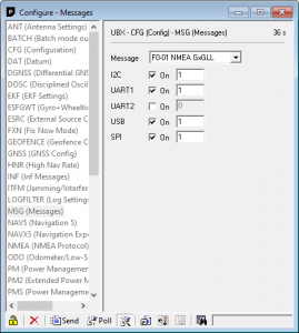 u-Center Config View