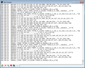 u-Center Text Console