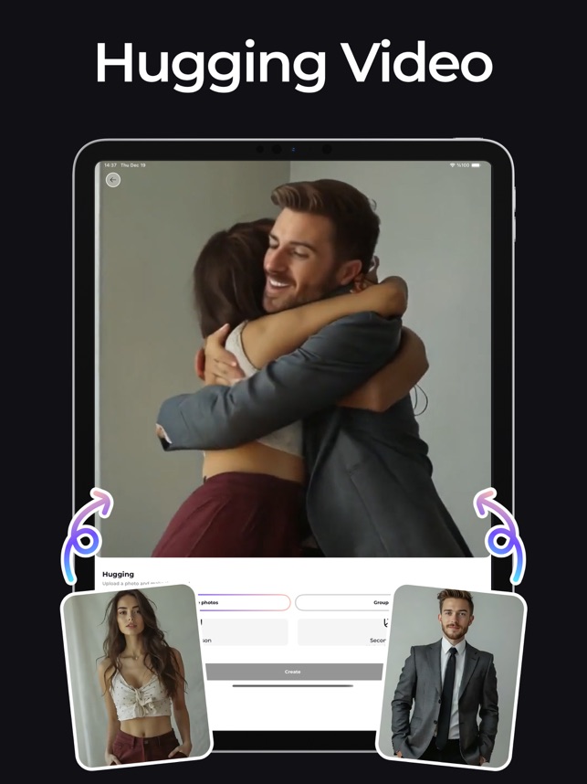 Screenshot of IRMO AI Video Photo Generator